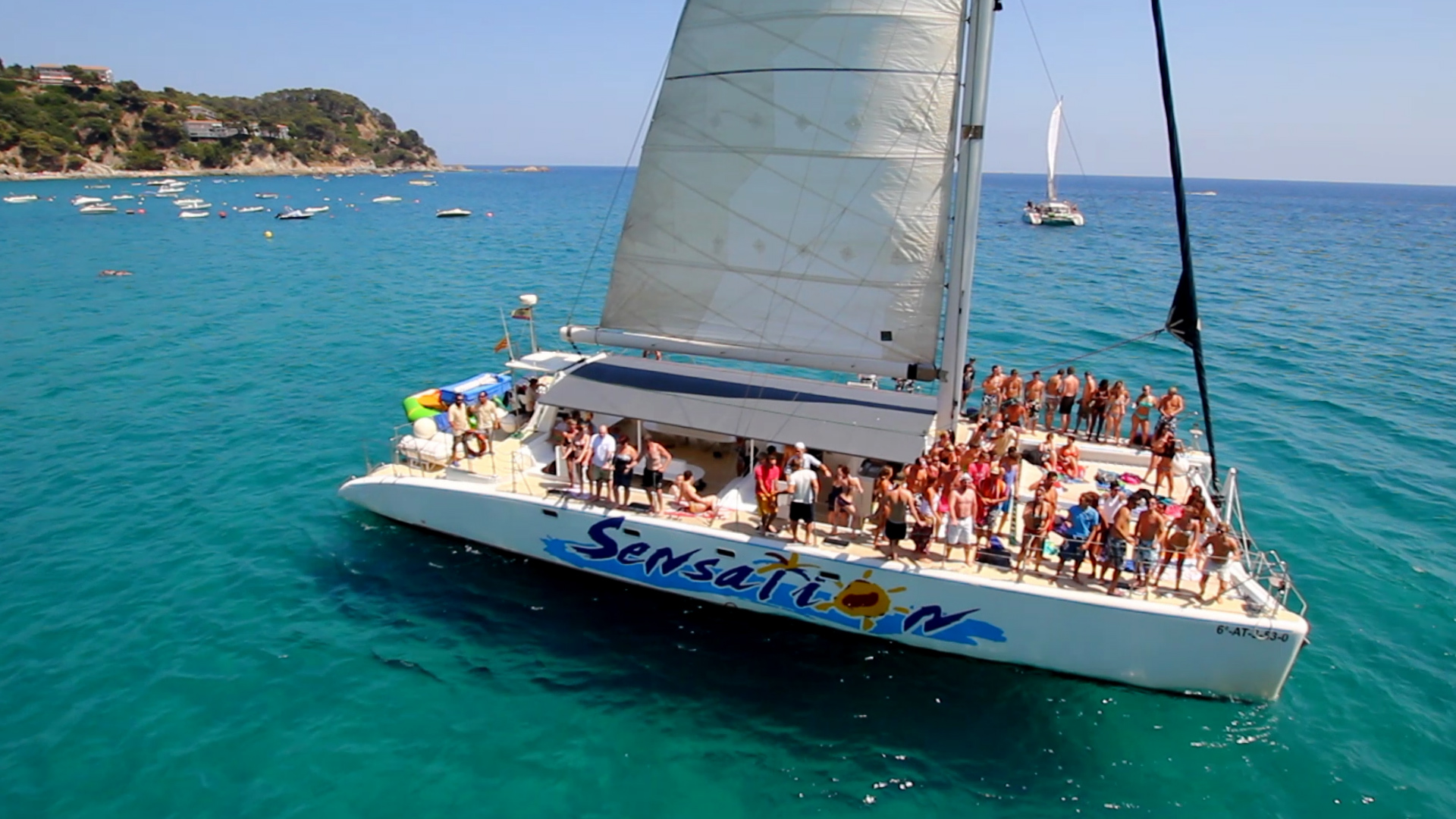 Alquiler de catamarán Sensation Barcelona